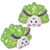 Sugar Squeeze Leaf Sheep Set of 3