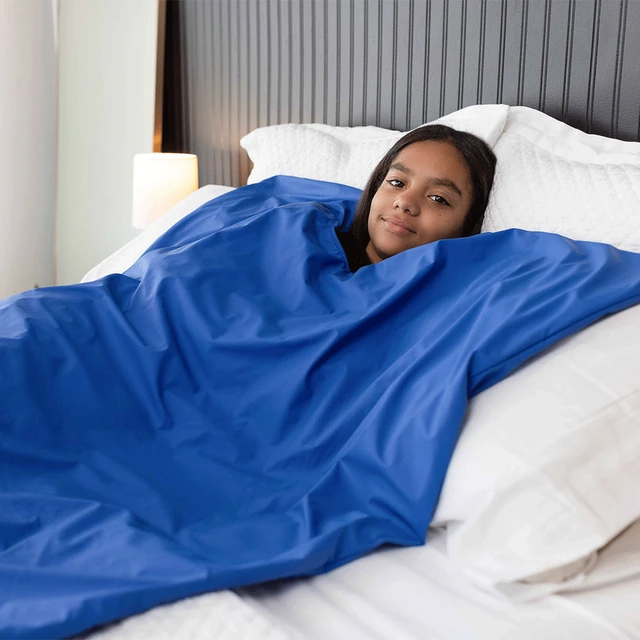 WipeClean Weighted Blanket Sanitize with Wipes or Spray Clean