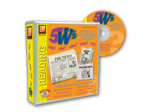 5 W's Fiction and Nonfiction Readers | Reading Comprehension