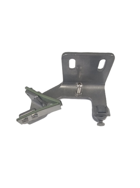 Lower Guide Bracket Saw Cleaner Assembly with Steel & Nylon Scrapers Top View 1