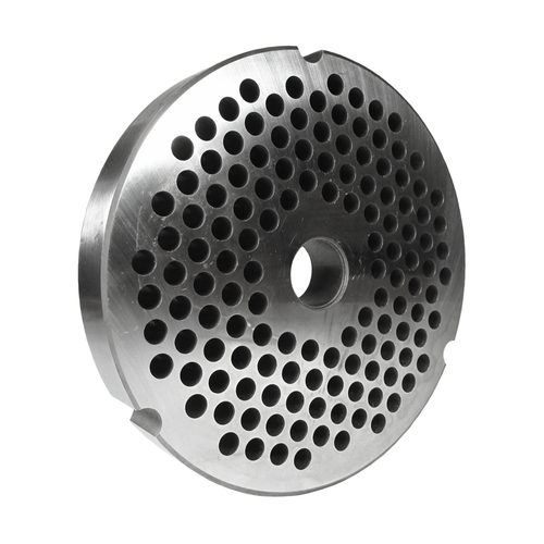 Grinder plate for #52 Butcher Boy Grinders with 1/4" holes . Replaces 0090935