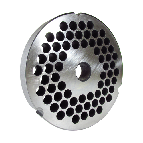 Grinder plate for #52 Butcher Boy Grinders with 3/8" holes . Replaces 0090933