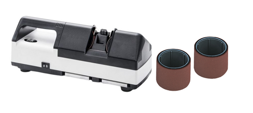 Nirey Knife sharpener and Fine belt on Wheels