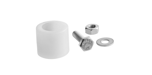 Stationary Nylon Roller Kit For Hatco Drawer Warmers Replaces R04.16.500.00 FRONT