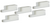 Filler Block 5 Pack, Nylon, Fitting Biro Saws 11, 22, 33, 34, 1433, 3334, 4436. Replaces 177