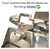 Sharpener Assembly With Metal Stones Fitting Hobart Slicers 2612 - 2912, Replaces 00-873847-00001