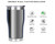 20oz Tumbler with Lid and Straw, Double Wall Vacuum Insulated-Stainless Steel-Travel Mug (Navy Blue)