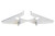 Dog/Pin Weldments Kit For Hobart 00-913102-00409 Rear View