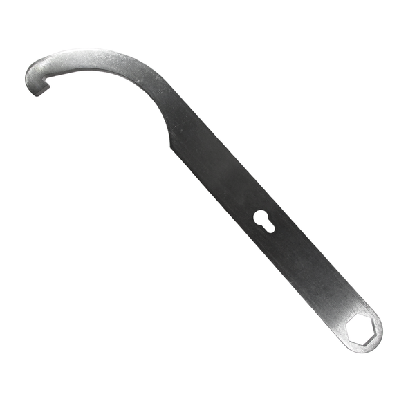Spanner wrench with hex hole (cylinder) for Hobart Grinders, replaces 00-873570