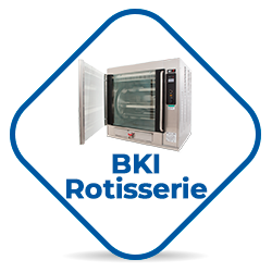 BKI VGG-8-F Rotisserie Oven Electric Single Deck