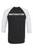 EoS Unisex Triblend Three-Quarter Raglan T-Shirt - Black/White