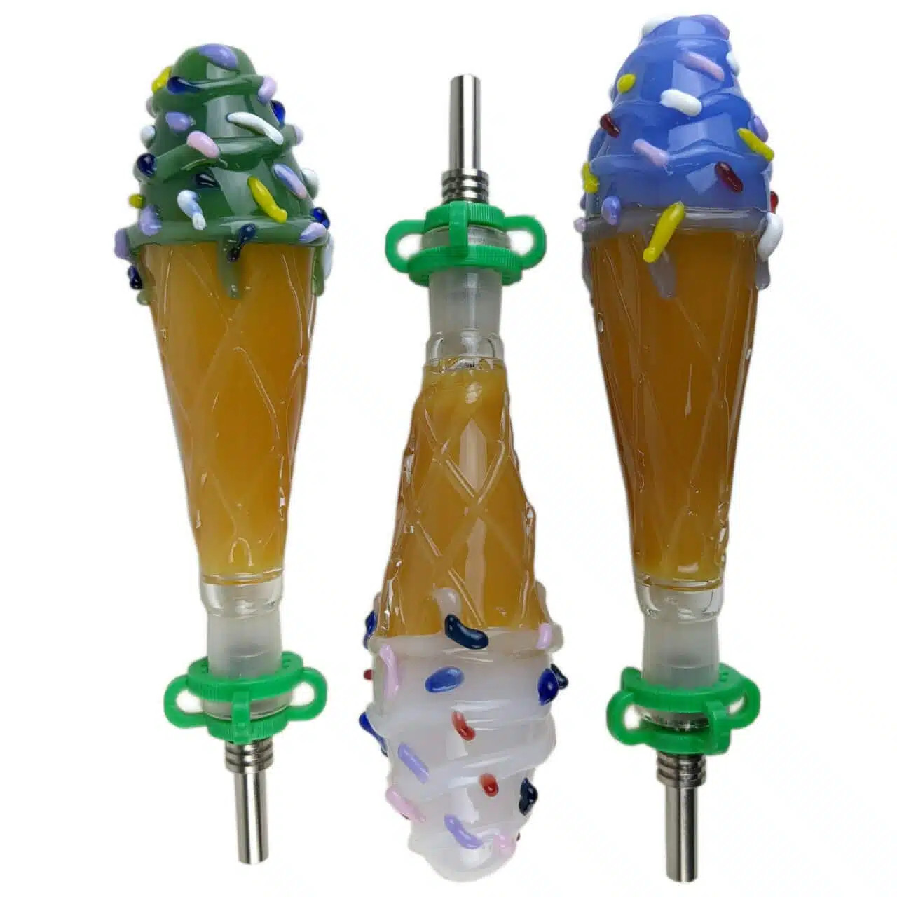 Vapor Straw & Dish Set - Glass Nectar Collectar - Haze Emporium