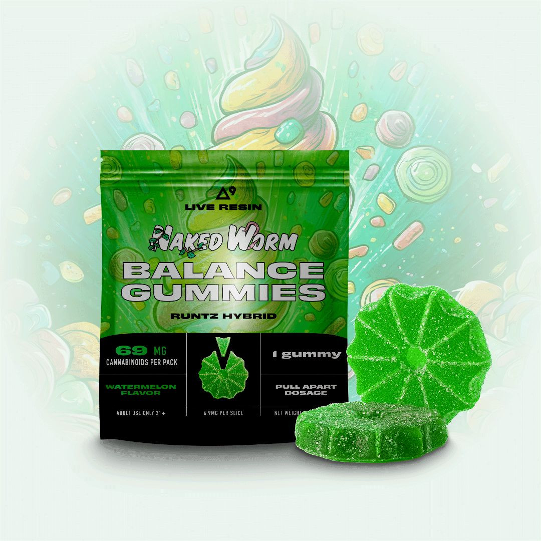 Naked Worm D9 Gummies Hybrid Single - Delta 9 Gummy - Prism Wholesale