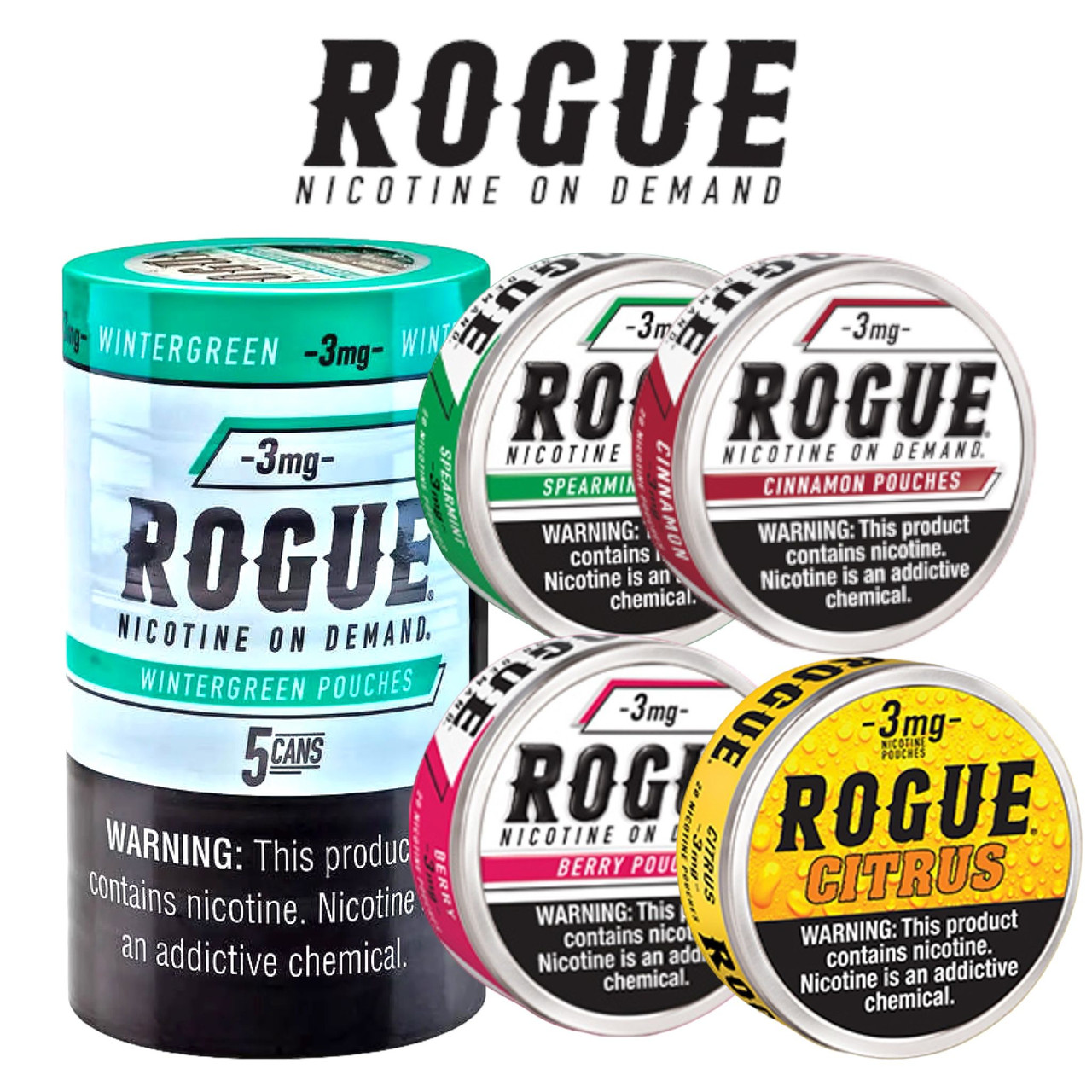 Rogue Nicotine Pouches - Tobacco Free
