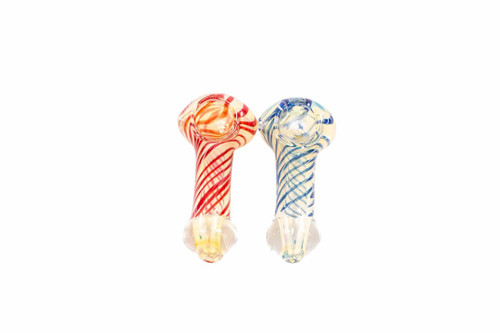 H-48 | Ribbon Line Patterned  Hand Pipe