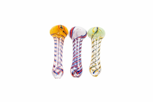 H-44 | Ribbon Line Pattern Hand Pipe