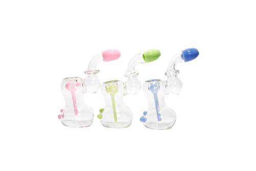 BUB-23 | Dotted Bowl w/ Colored Downstem
