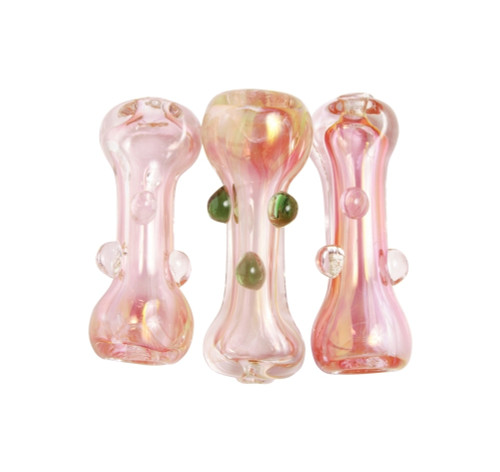 CH-9 | Triple Dotted Pink Bucket Chillum