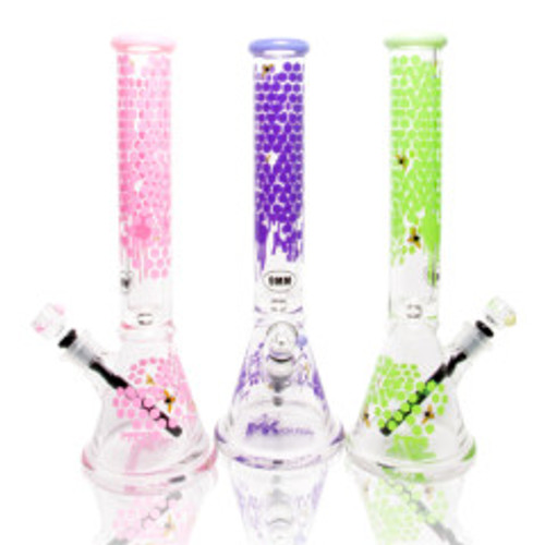 MK-38 | MK Bee Hive Graphic Water Pipe