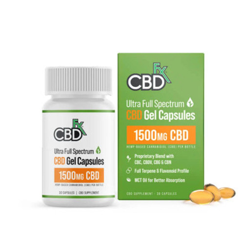 CBD FX Soft Gel Capsules 1500mg