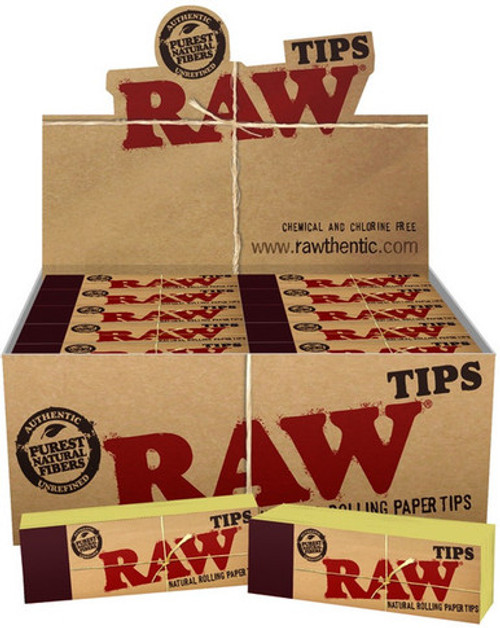 Raw 773 Unbleached Roll Up Tips 50pk