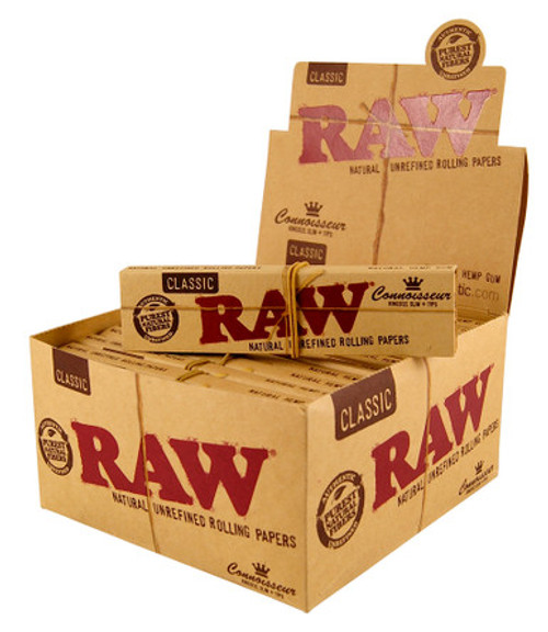 Raw Classic Connoisseur King Size 24 Box with Tips