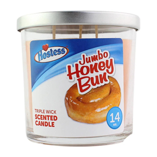 Branded Candles 14oz Hostess Honey Bun single