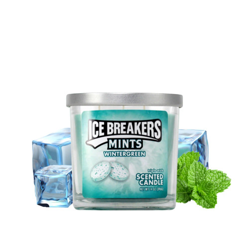 Branded Candles 14oz Ice Breakers Wintergreen single