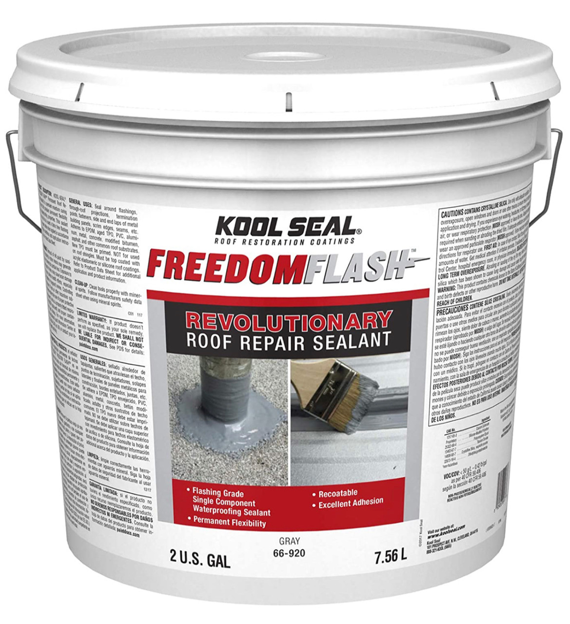 Kool Seal Freedom Flash Revolutionary Roof repair sealant