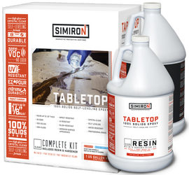 Clear TableTop Epoxy - 1 Gallon Kit