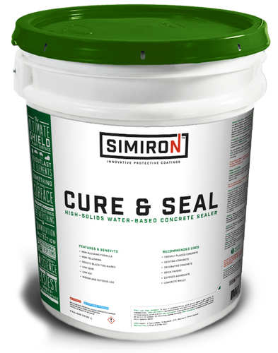 Cure & Seal Concrete Sealer - 5 Gallon Pail - Clear