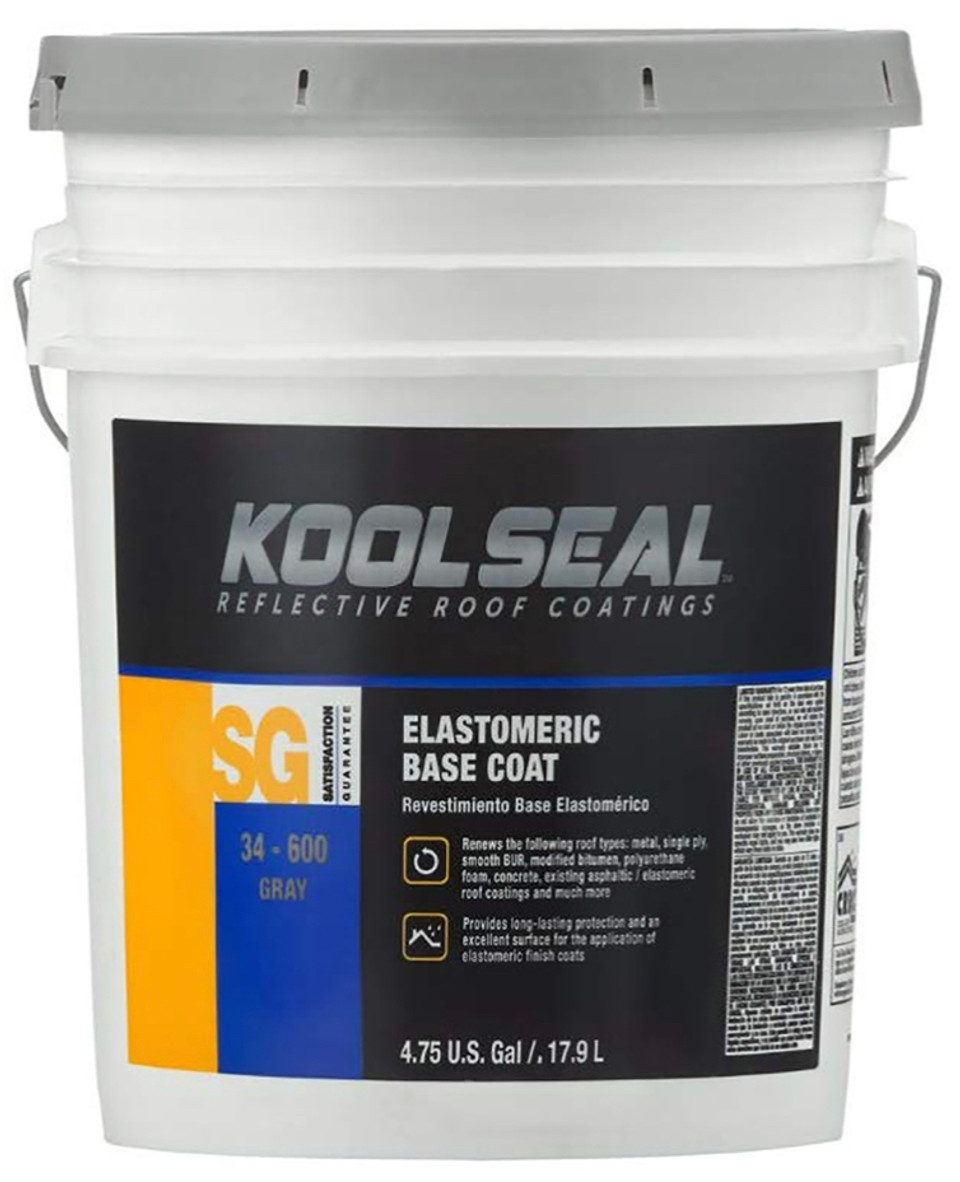 Kool Seal Elastomeric Base Coat Gray 4.75gallon