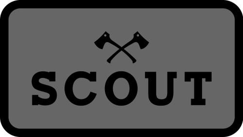 Scout Patch Grey Classic Logo