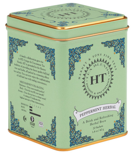 Harney & Sons Peppermint Herbal - Green Tin