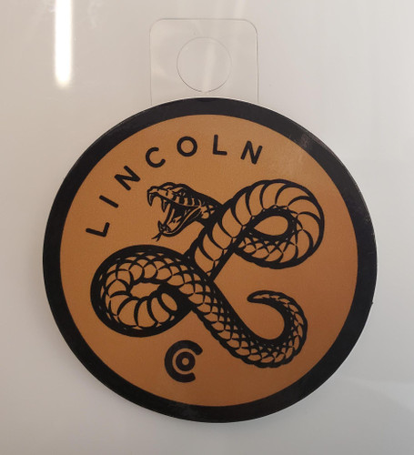 Lincoln Sticker Gold Cobra D38