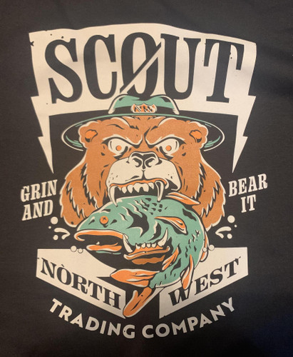 Scout Tee LS Grin N Bear It