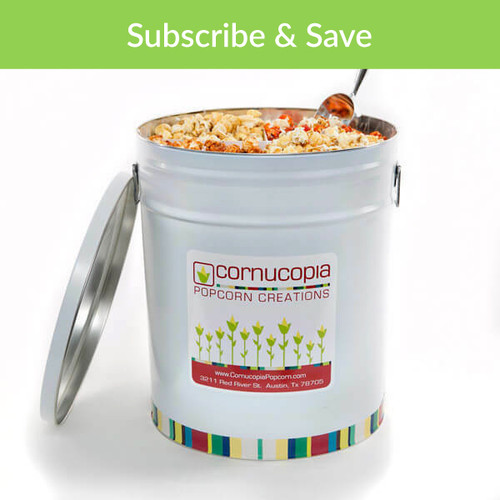 Order 1 Gallon Tins of Gourmet Popcorn (Available in 30+ Flavors)