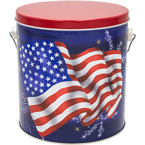 American Flag Tin
