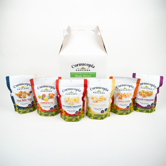 Top Flavor Gift Set (6 Pack) - Cornucopia Popcorn