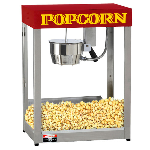 8 oz. Goldrush Popcorn Machine - with fire safety auto shut off