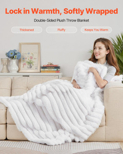 Throw Blanket, 50 x 60 Inches / 1270 x 1524 mm, Faux Fur Cozy Throw Blankets, Cute Small Fuzzy Thro E415-RZMPGTDLZRZM4DB3V001V0