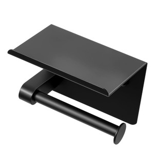 Toilet Paper Holder with Shelf, Fits Mega Rolls Size, Stainless Steel Rustproof Material, Wall Moun E415-BGSWSZJDZKKZPZOEOV0