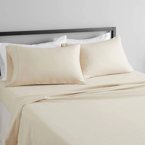 Twin Ivory 100-Percent Egyptian Cotton 1000 Thread Count 3-Piece Sheet Set Q280-TWVECSP3630788546