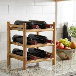  Wine Rack Bamboo Natural A949-42028069