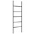  Towel Rack Ladder with 5 Tiers Black 22.8x68.9" Iron A949-343114