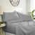 Queen size 6 Piece Wrinkle Resistant Microfiber Polyester Sheet Set Q280-GRQU1645