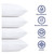 Set of 4 - Queen size Down Alternative Pillows - Machine Washable Q280-ANDAPMCF51395284