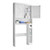 Over The Toilet Storage Cabinet, 67.44 in Height Bathroom Storage Organizer with Double Door and Ad E415-CWTRZBCSPKM37332R001V0
