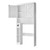 Over The Toilet Storage Cabinet, 67.44 in Height Bathroom Storage Organizer with Double Door and Ad E415-CWTRZBCSPKM37332R001V0