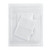 Twin Size 4-Piece Cotton Blend Jersey Sheet Set in White Q280-WHTY6756